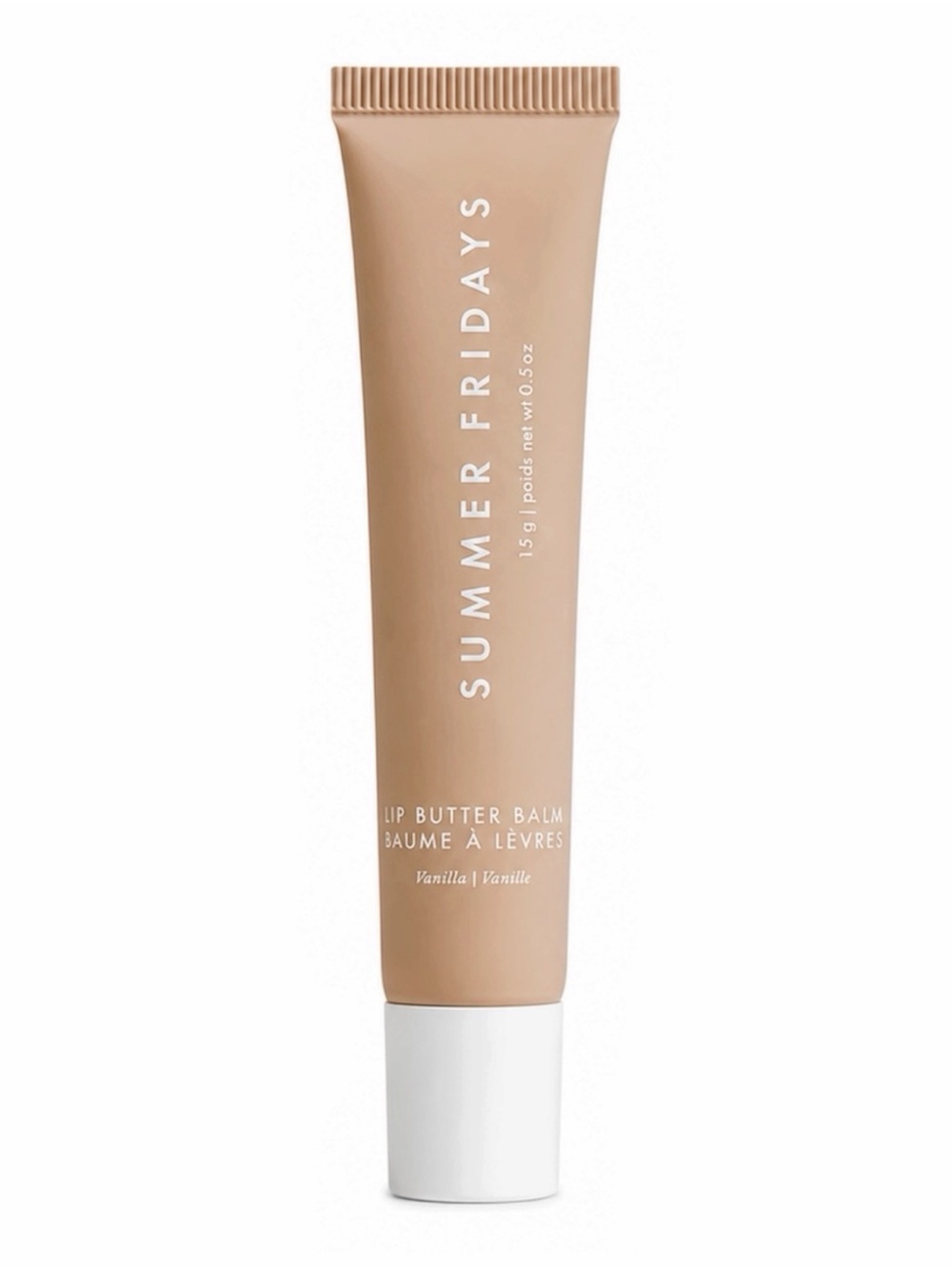 SUMMER FRIDAYS LIP BUTTER BALM IN VANILLA 15G - BRAND NEW, NO BOX